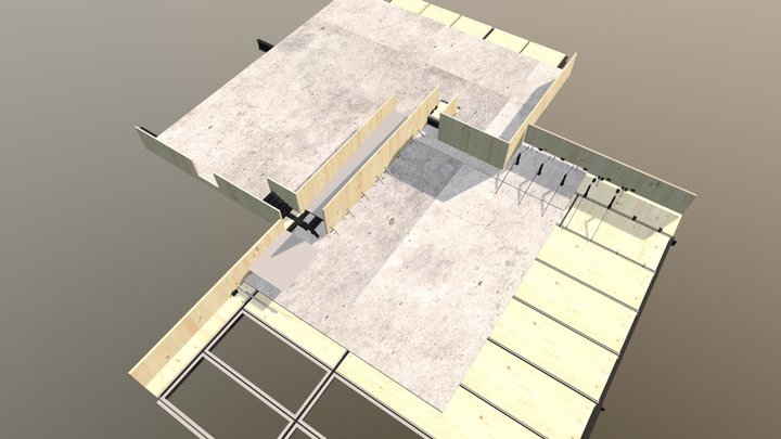 00. RAMP AT SHORTCUT STAIR.OVERVIEW 3D Model