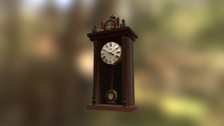 Diagon Alley - Clock 3D Model