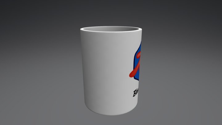 Mug Blender France 3D Model