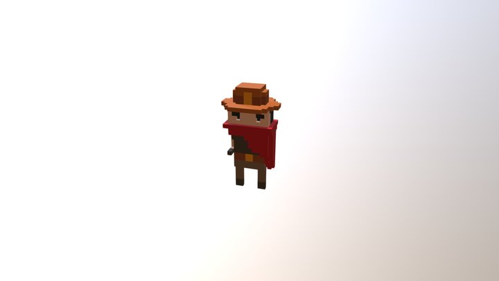 Cowboy 3D Model