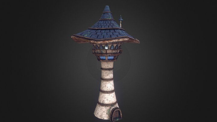 Elven tower 3D Model