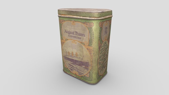 Kaffeedose August Thams Hamburg 3D Model