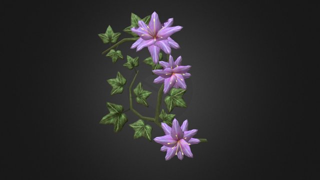 Purple Ivy 3D Model