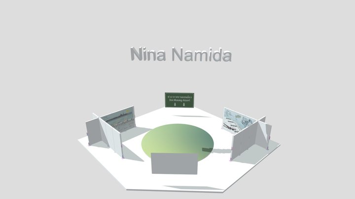 03_INDA_Y2_Course_ArchDesign 1_Nina_Texturemodel 3D Model