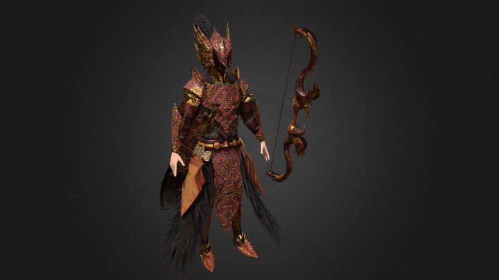Jinn warrior 3D Model