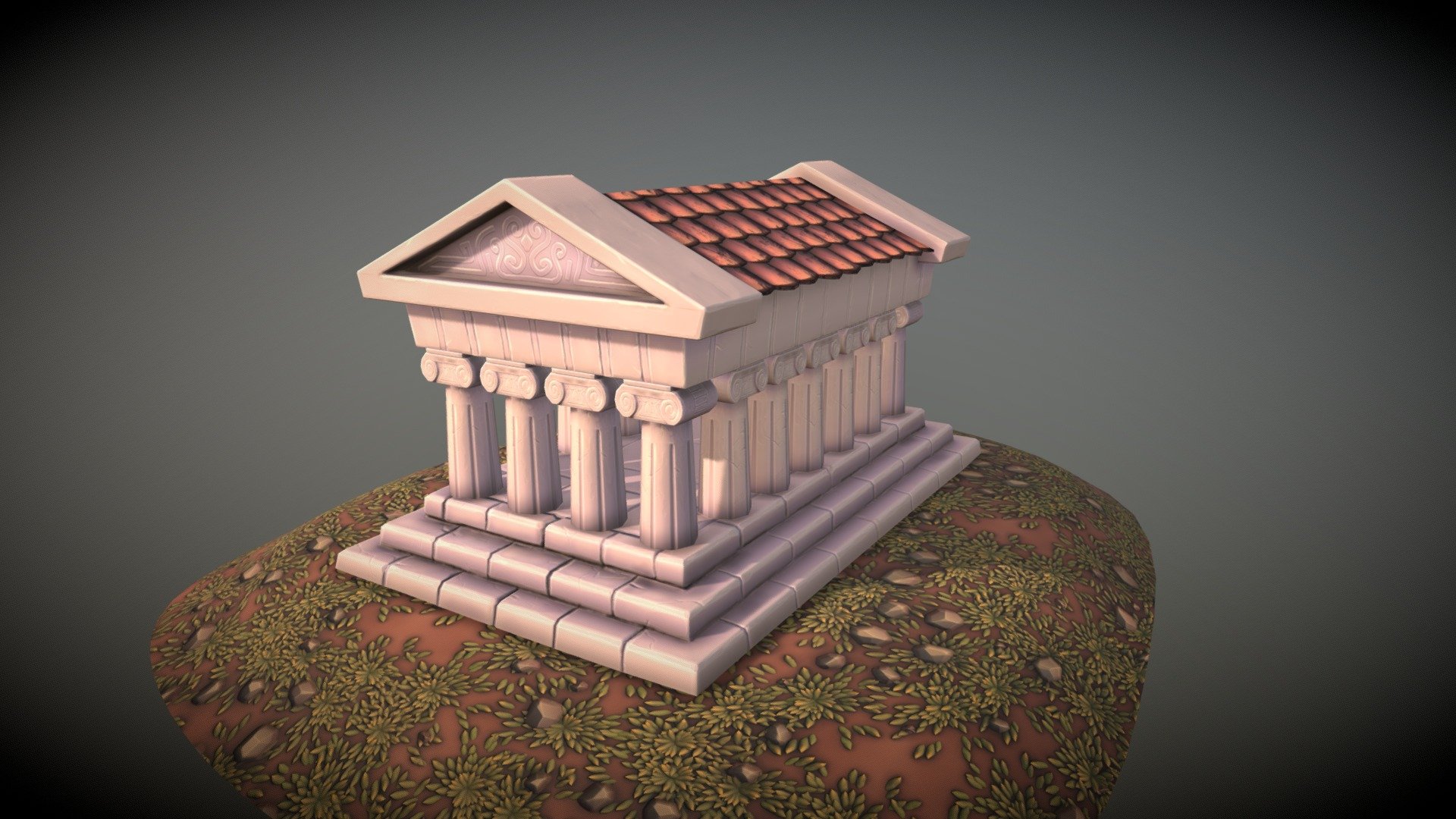 Temple - 3D model by tserkovnikovi [46ff46a] - Sketchfab