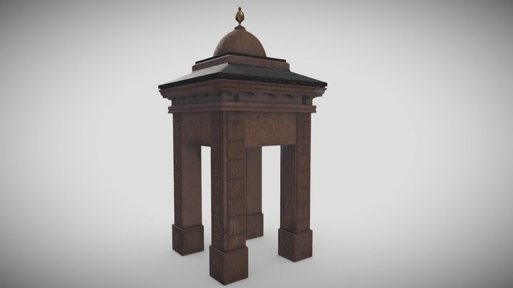 Column from Saint Petersburg 3D Model