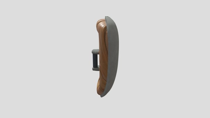 Shield Variant 2 - Final Assignment (Game Asset) 3D Model