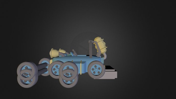cart2.dae 3D Model
