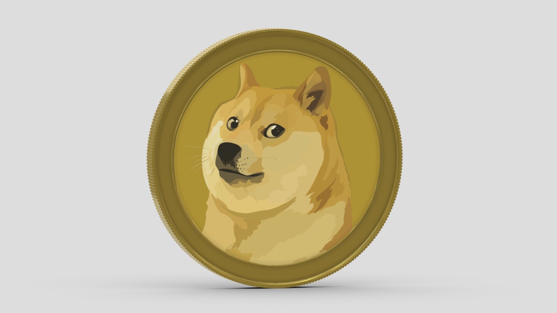 Dodge Coin - Buy Royalty Free 3D model by Frezzy (@frezzy3d) [47010c8 ...