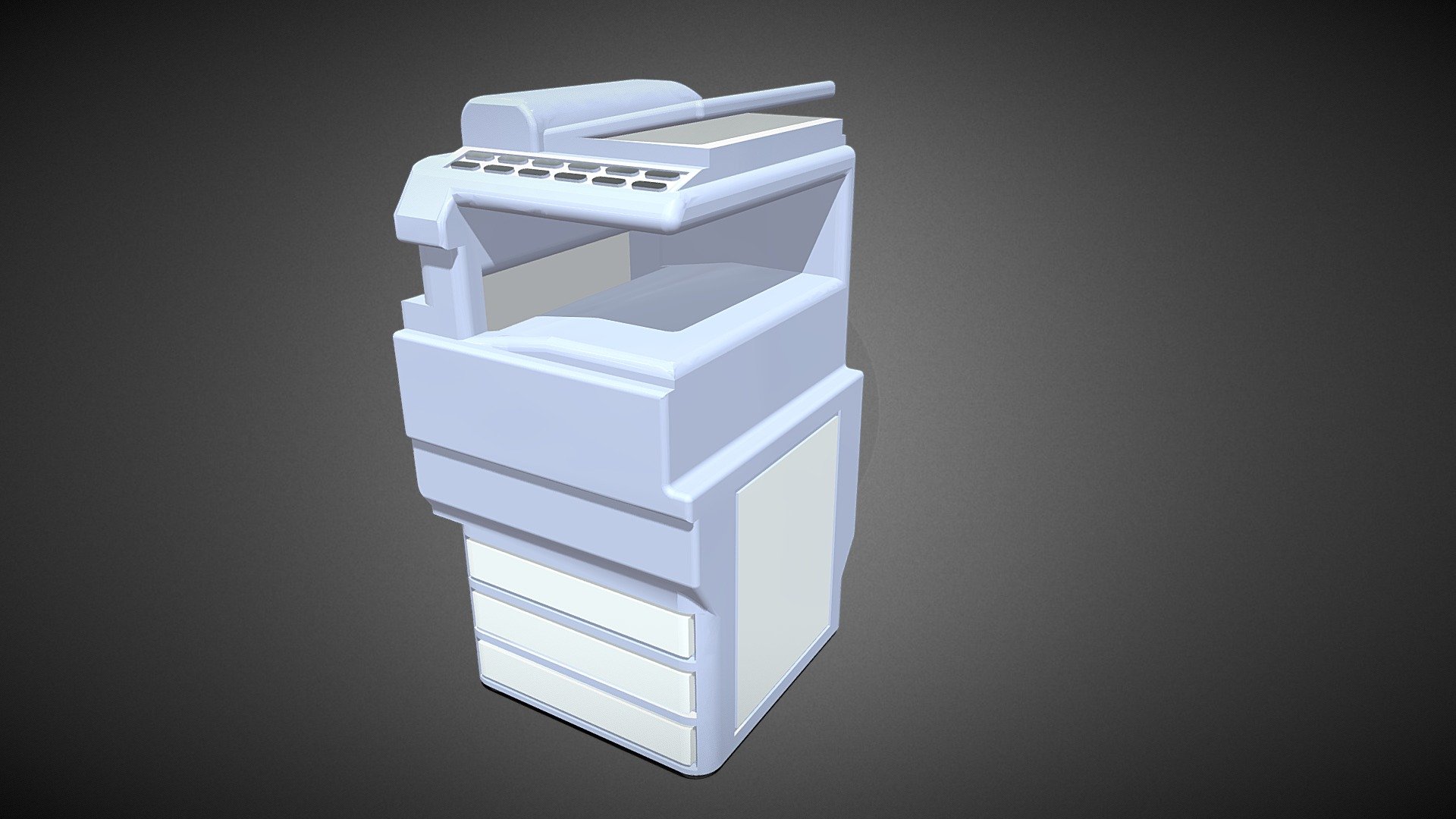Photo copier printer 3D model by SAFETPROOF (safetproof) [470142c