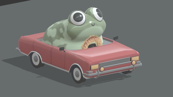 Frog 3D Model