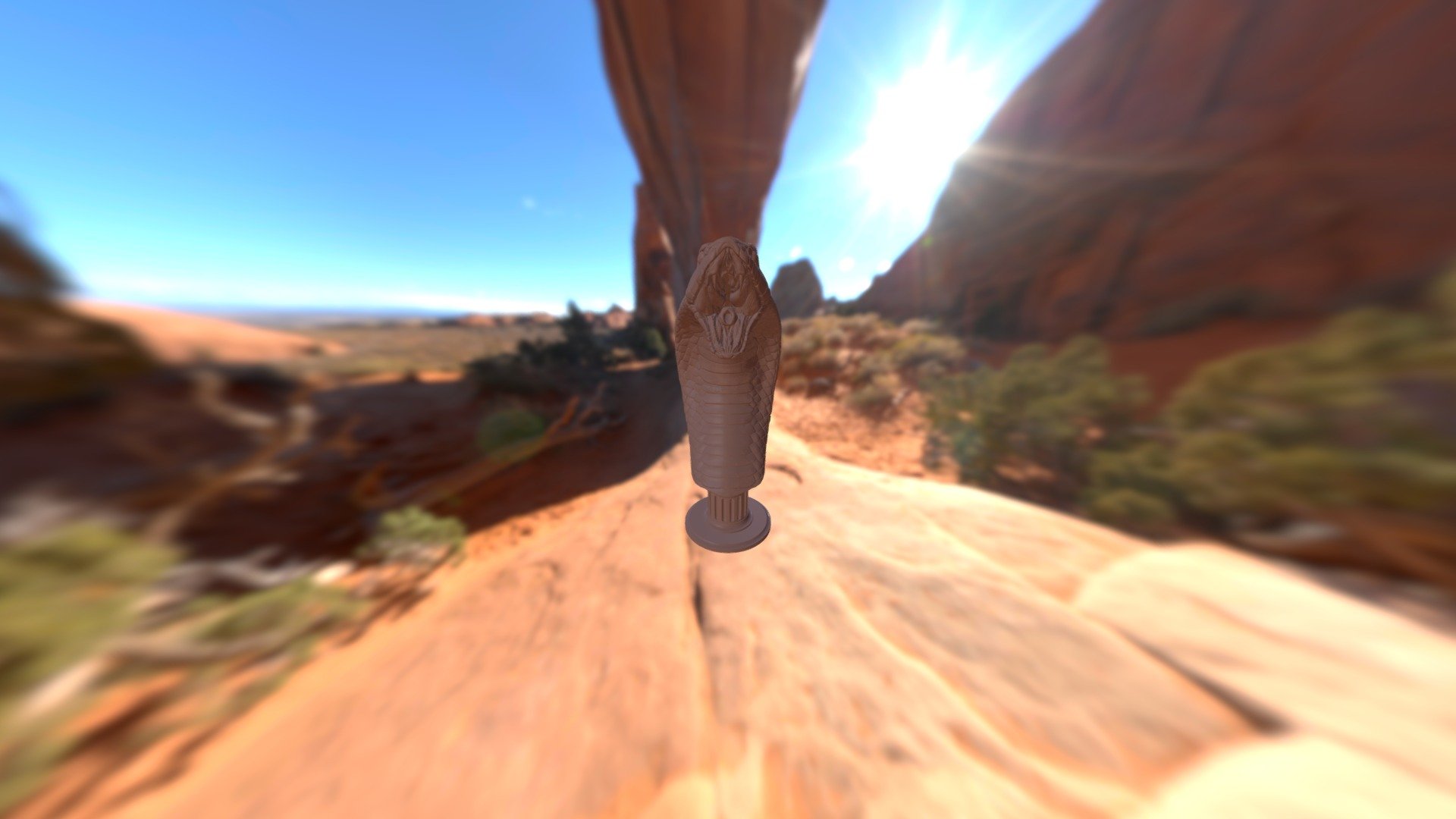 Cobra statue