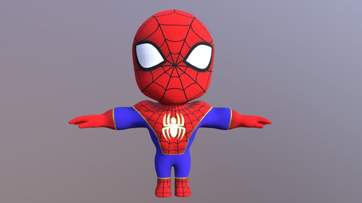 Spider Man Kid 3D Model