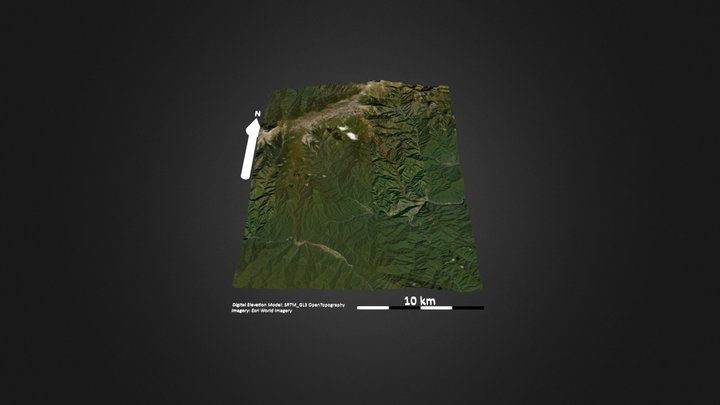 太白山南南线 – Modelo 3D gratuito STL