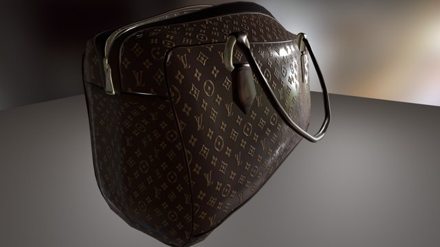Louis Vuitton bag ALL SET Monogram Leather - 3D model by 3DMonk