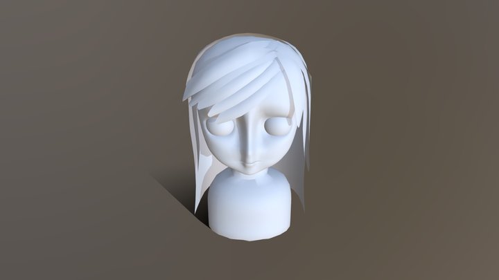 Girl Anime Modeling 3D Model