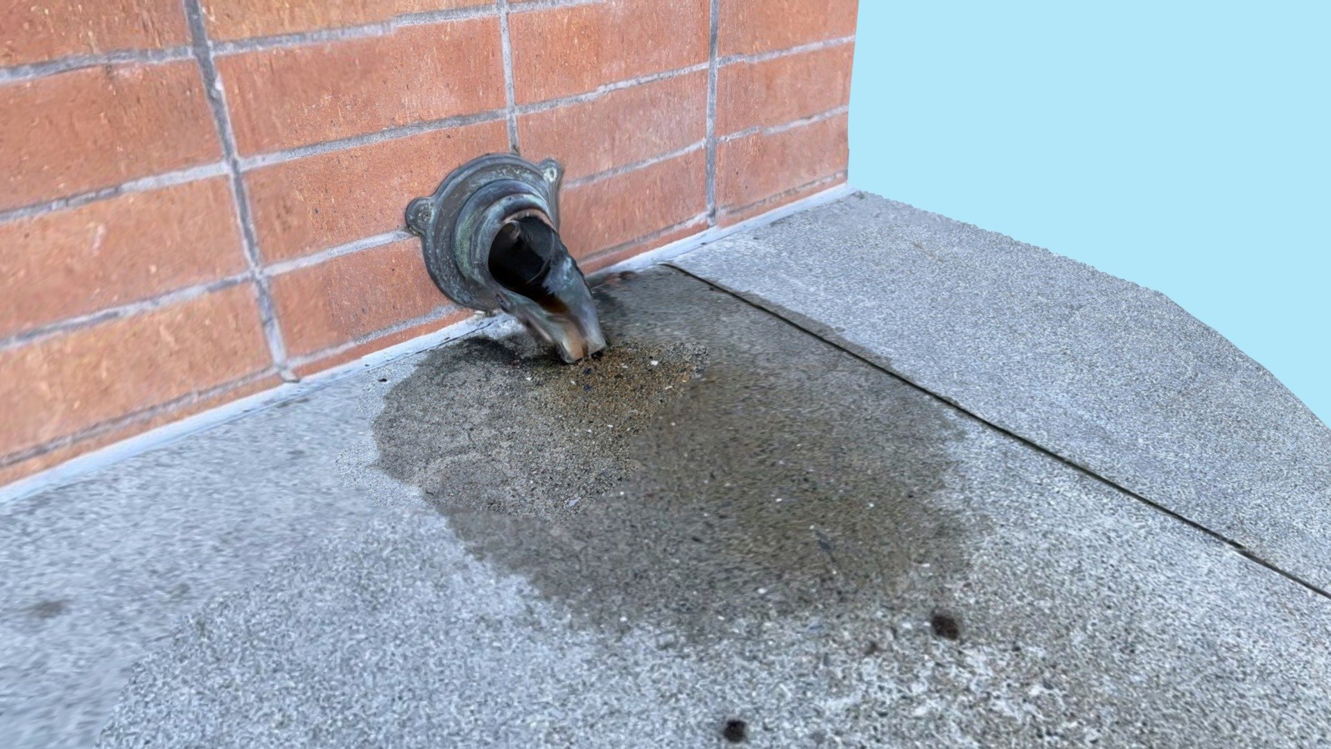 Drain 3D scan