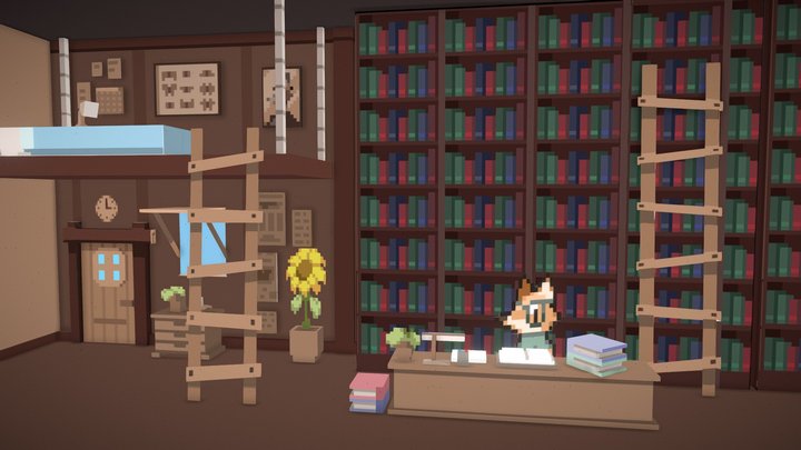 Little Aaron's hut 3D Model