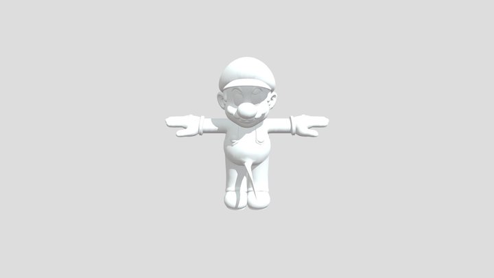 Mario's weiner just got a little bit harder 3D Model