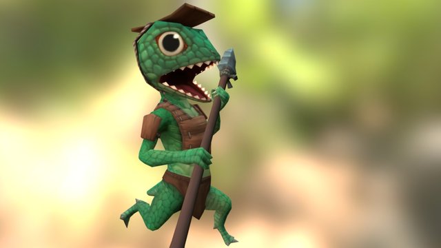 LizardMan -  Pawn 3D Model