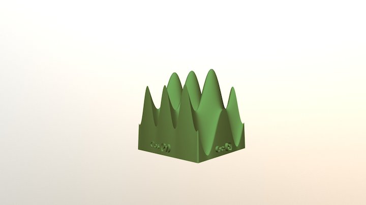 Cosxcos2ylabeled 3D Model