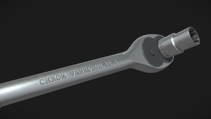 Tool: Ratchet Wrench 3D Model