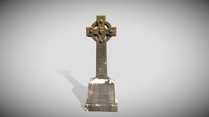 Cross in Arden Paupers Graveyard, Tullamore 3D Model