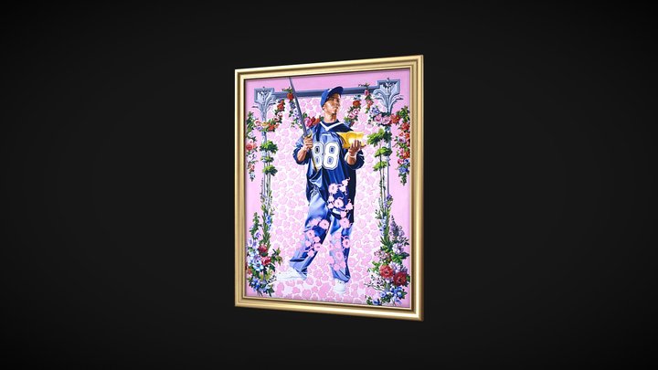 Saint Adrian by Kehinde Wiley 3D Model