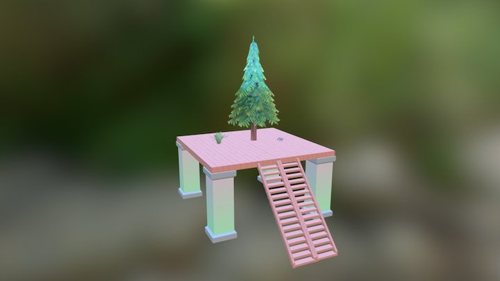 Tree House 3D Model