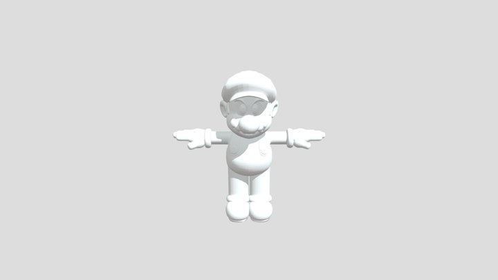 Mario (N64 Era) 3D Model