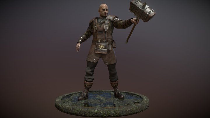 The Blacksmith 3D Model