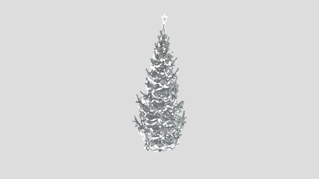 Christmas Tree Green Red Med