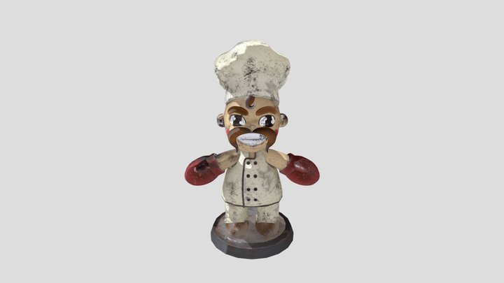 MuffinMan_August8th_Low 3D Model