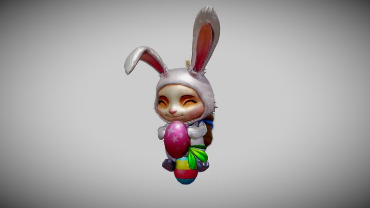 So Cute Rabbit 3D Model