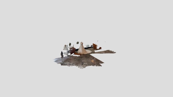 wedding dress 3D Model