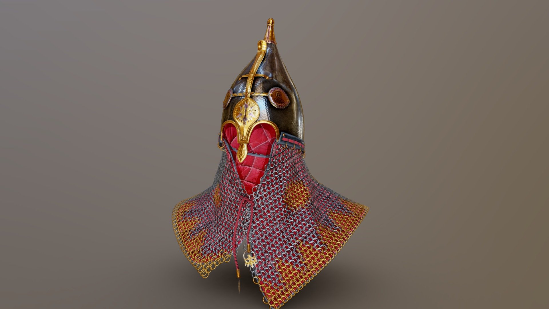 Kievan Rus Helmet - 3D model by TemporaryStrike [470f1d3] - Sketchfab