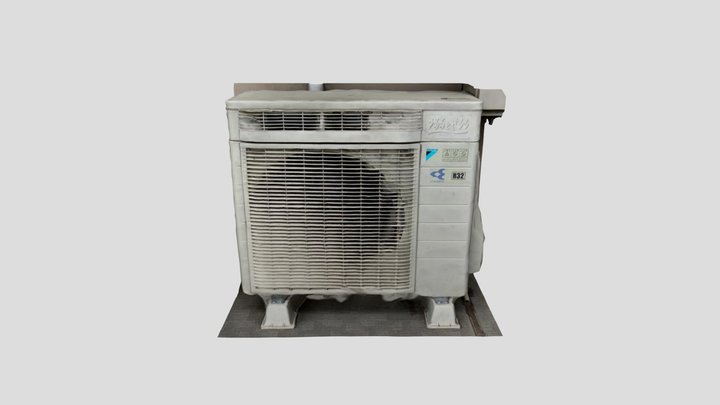 air conditioner outdoor unit 3D Model