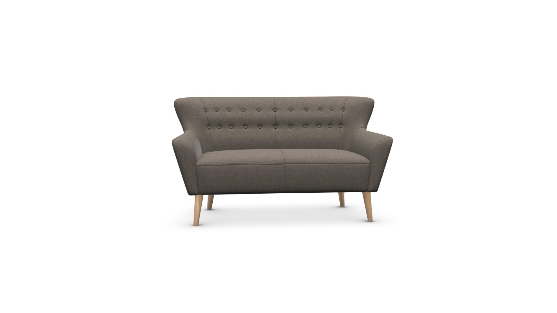 Quentin 2 Seater Sofa, Urban Grey
