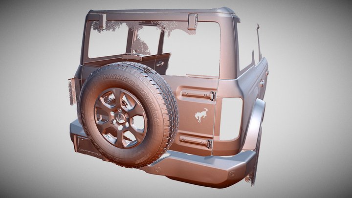 2025 Ford Bronco Big Bend 3D Model
