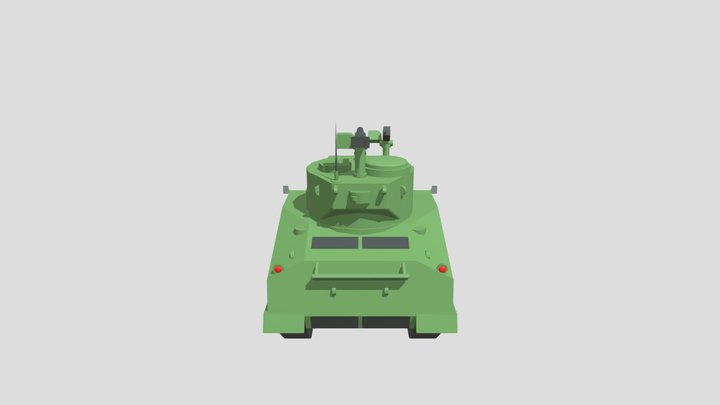 Chibi M4A3E8 3D Model