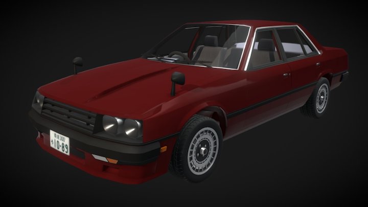 1983 Nissan Skyline R30 Sedan 3D Model