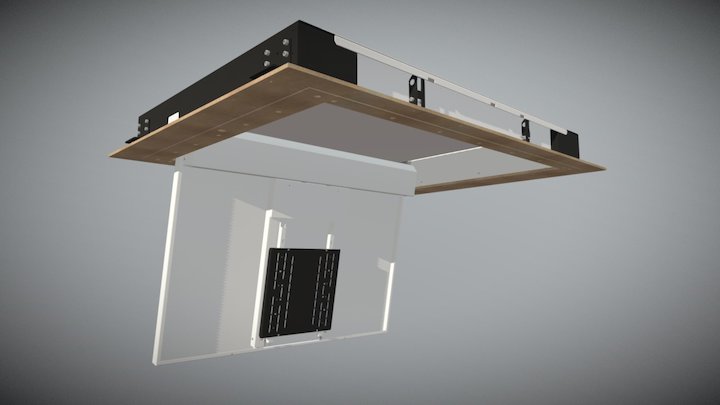 CHR - Ceiling Hinge Overview 3D Model