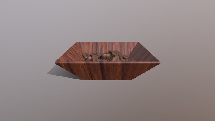 Coffee beans 3D Model