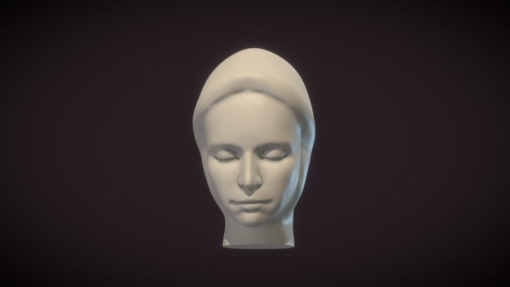 Madre Divina - Rostro 3D Model