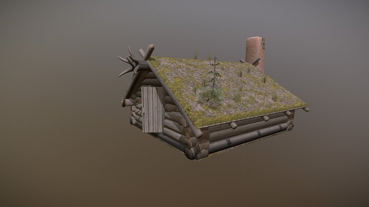 Forest hut 3D Model