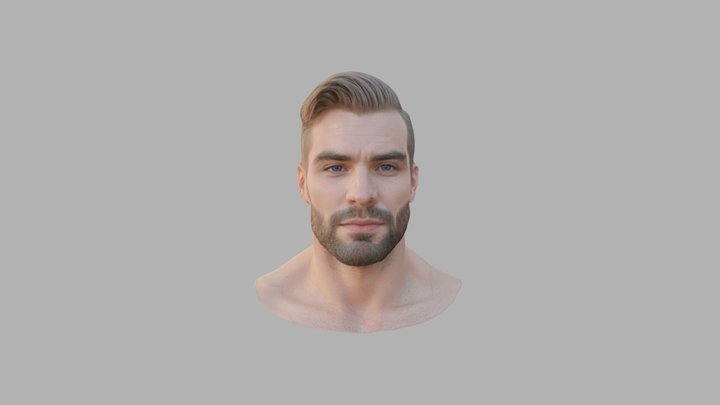 Face_man 3D Model