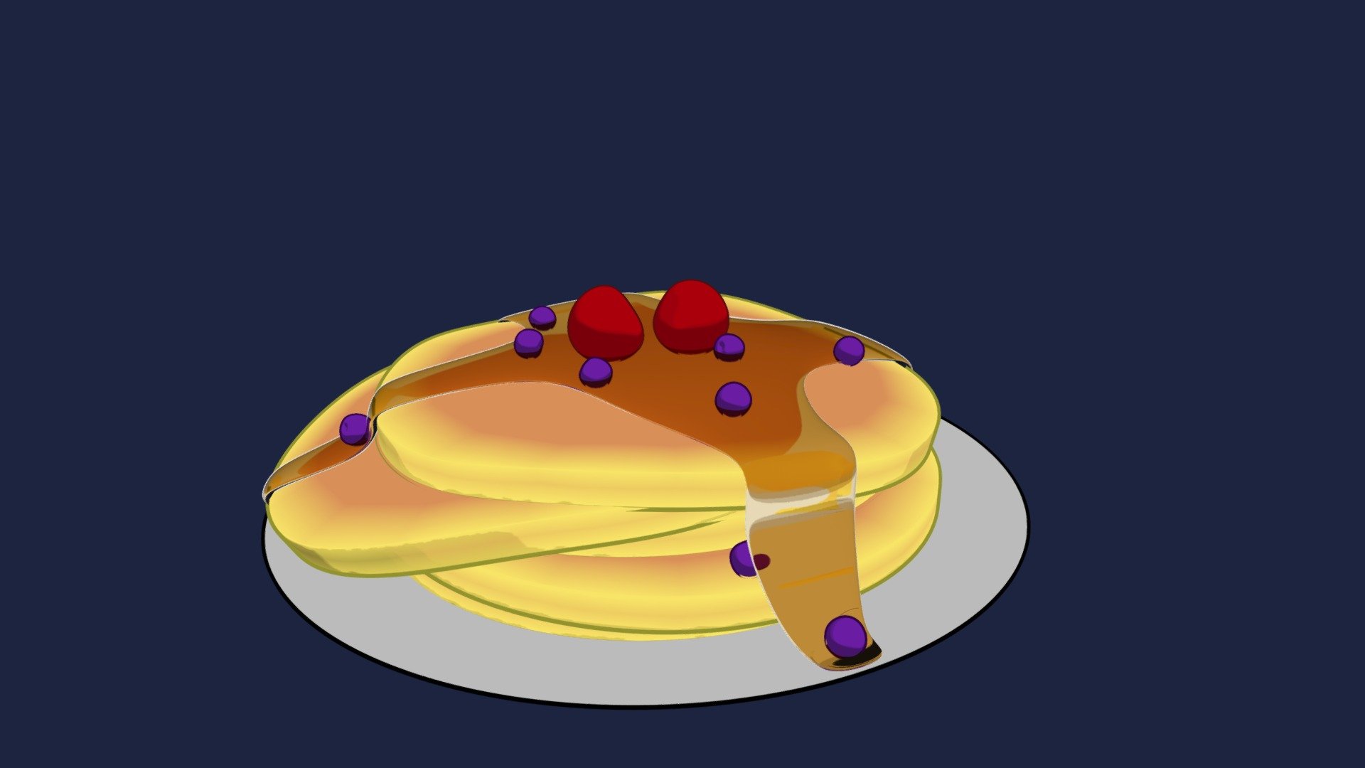 Pancake Download Free 3D model by TheBoredOwl [4713e98] Sketchfab