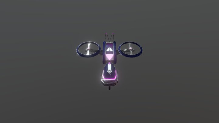 Burst Drone 3D Model