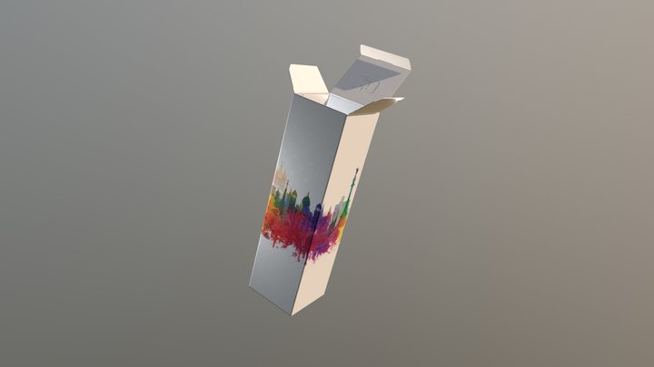 Caja Botella 3D Model